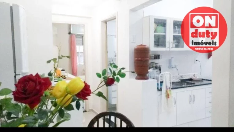 Imagem Apartamento com 1 dormitório à venda, 66 m² por R$ 270.000,00 - José Menino - Santos/SP