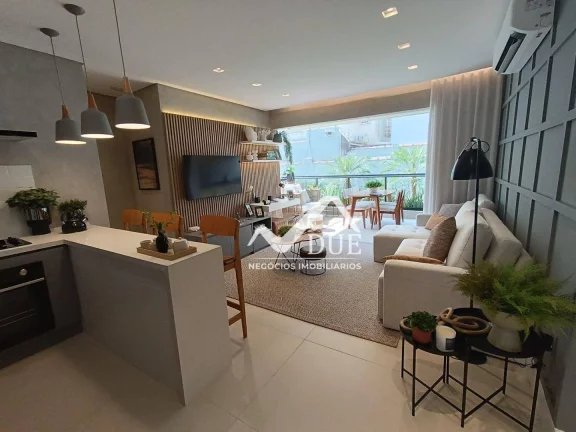 Imagem Apartamento com 1 dormitório à venda, 59 m² por R$ 642.473,00 - Ponta da Praia - Santos/SP