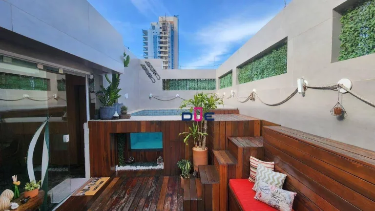 Imagem Cobertura com 3 dormitórios à venda, 240 m² por R$ 2.900.000,00 - Aparecida - Santos/SP