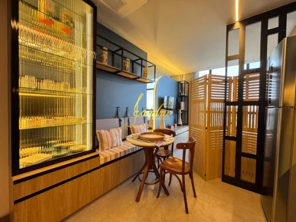 Imagem Apartamento Loft (JK)de frente , com box e infra