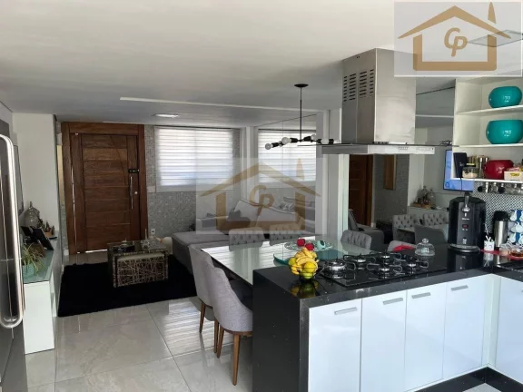 Imagem Triplex Encantador, 4 quartos sendo 2 suítes, excelente espaço para a área gourmet!