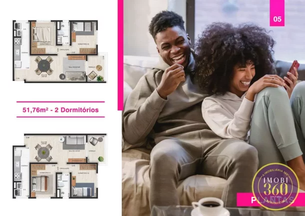 Imagem APTOS EM OBRAS RUA REGO BARROS, 02 DORMS, 42 MTS 250.000,00