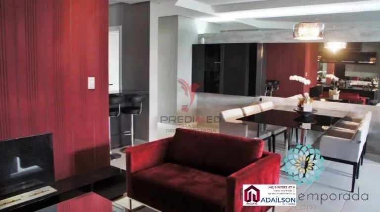 Imagem Apartamento com 4 suítes finamente decorado Florianópolis ingleses Rua das gaivotas