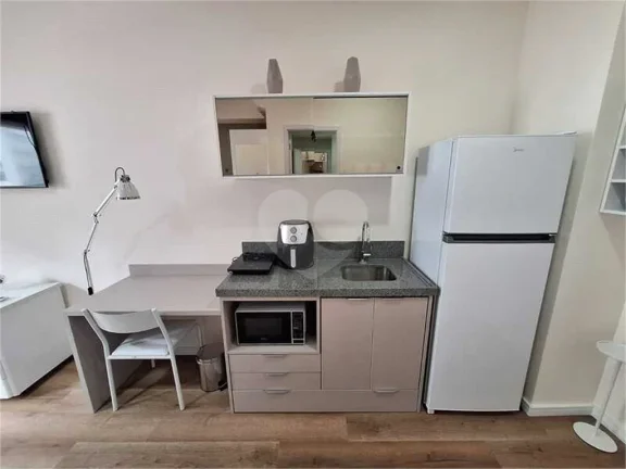 Imagem Apartamento à venda ou para alugar com 1 quarto no condomínio Essencial Brooklin, São Paulo - SP