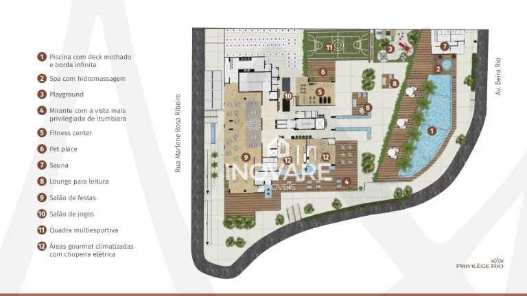 Imagem Apartamento à venda com vista para o Rio Paranaíba, Edifício Privilége Rio em Itumbiara