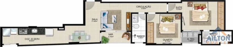 Imagem Lançamento Edifício Rituaali com 2 e 3 Quartos na Praia do Morro - Guarapari/ES