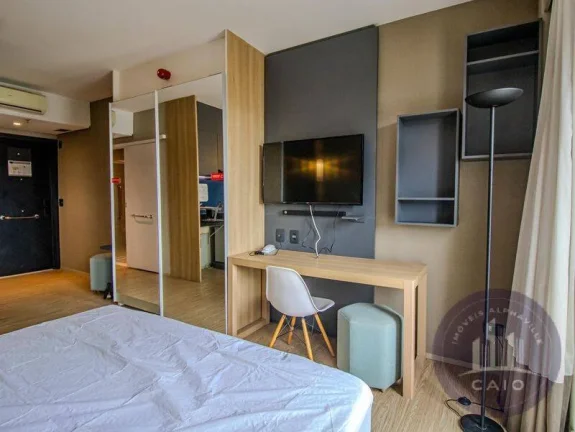 Imagem Apartamento com 1 quarto para aluguel, 28 m² - R$ 3.500,00 em Alphaville/SP