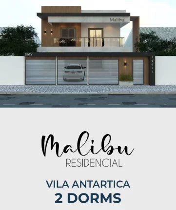 Imagem Casa de Condomínio com 2 Quartos à Venda, 41 m² em Antártica - Praia Grande