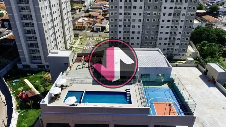 Imagem CONDOMÍNIO CITA DE FIORI 2 quartos Sala Cozinha Banheiro Sacada Elevador Sol da manhã 1 vaga garag...