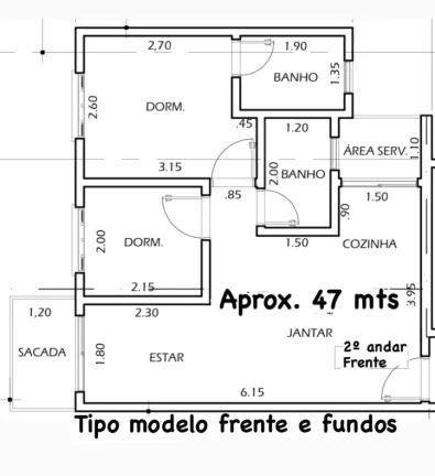 Imagem ÓTIMO APARTAMENTO A VENDA!!!!