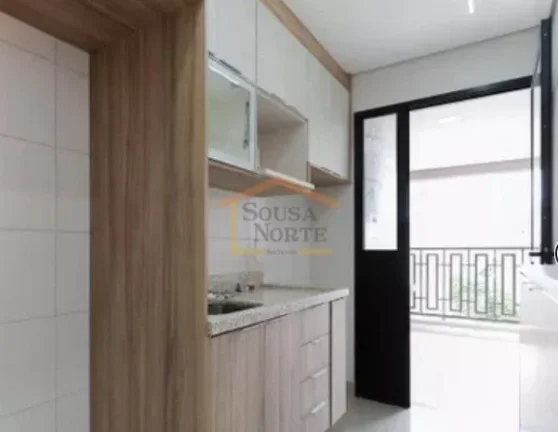 Imagem Apartamento com 69 m², distribuídos em 2 dormitórios, sendo 1 suíte, 2 banheiros. O imóvel poss...