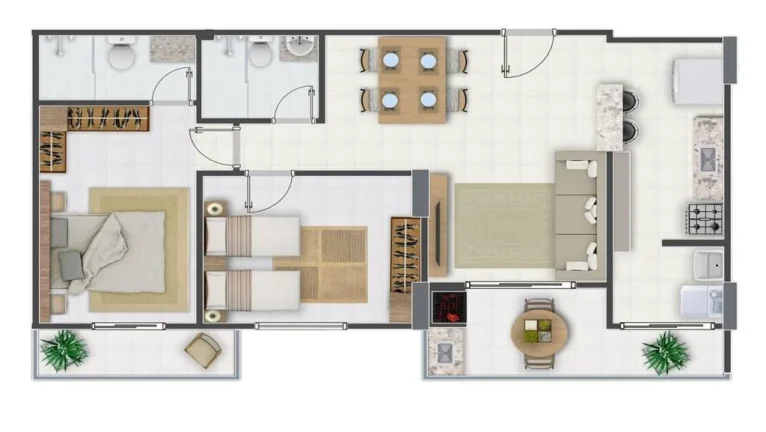 Imagem APARTAMENTO COM 93.28 m² - GUILHERMINA - PRAIA GRANDE SP