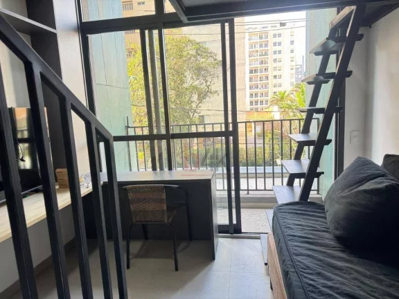 Imagem Apartamento com 1 dormitório para alugar, 21 m² por R$ 3.372,00/mês - Brooklin - São Paulo/SP