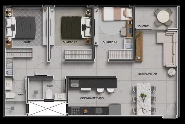 Imagem Gold Palm Residence: Luxo e Conforto a Poucos Passos da Praia de Manaíra