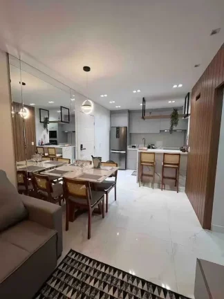Imagem Apartamento com 2 dormitórios sendo 1 suíte e 1 vaga de garagem em Governador Celso Ramos/SC