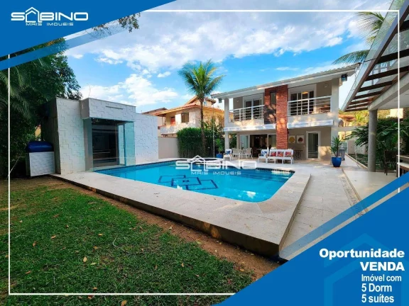 Imagem Belíssima Casa à venda com 5 Dormitórios 5 Suítes 330m² de área útil, na Riviera de São Lourenço - Bertioga SP