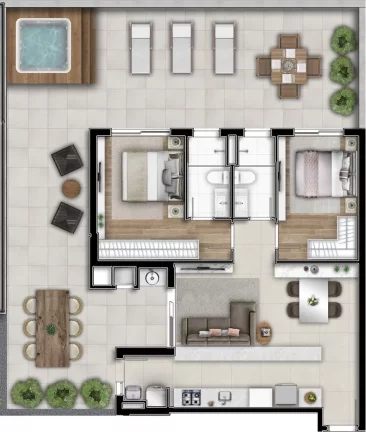 Imagem Gaia - Apartamento à venda no bairro Cabral - Curitiba/PR