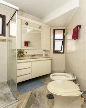 Imagem Apartamento amplo com living, sacada, lavabo, 3 quartos sendo 2 suítes, wc social, cozinha, área d