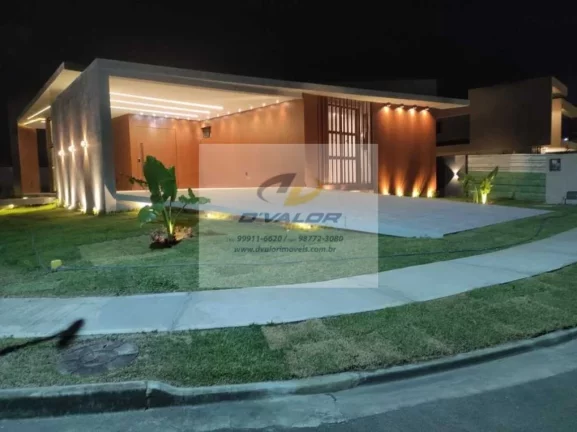 Imagem Vendo Belíssima Casa, em Condomínio Fechado, com 221 m², 3 suítes, piscina, área gourmet e 3 vagas