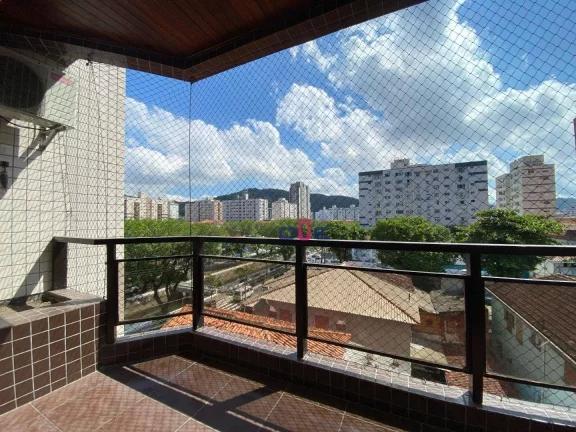 Imagem Apartamento com 3 dormitórios sendo 1 suite, de frente, lazer completo e vaga demarcada. À venda, 140 m² por R$ 817.000 - Campo Grande - Santos/SP