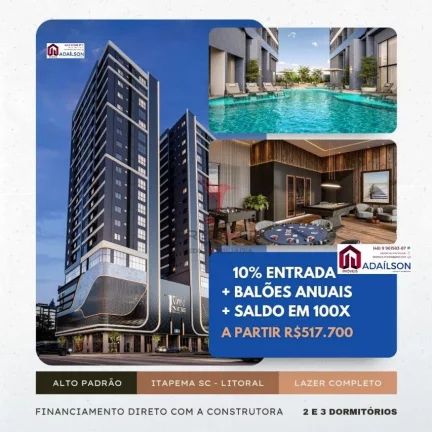 Imagem Empreendimento Twin Towers em Meia Praia, Itapema, SC