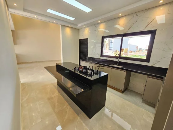 Imagem Casa térrea com 3 suítes e escritório à venda, 205 m² por R$ 1.600.000 - Condomínio Residencial Evidências - Indaiatuba/SP