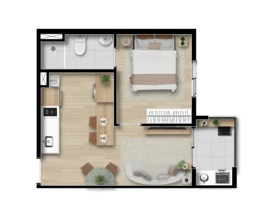 Imagem APARTAMENTO RESIDENCIAL em São Paulo - SP, Santa Efigênia