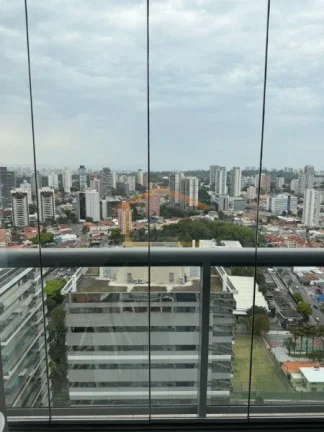 Imagem Apartamento totalmente mobiliado, com 78m². Possui 2 dormitórios, sendo 1 suite com varanda, sala ...