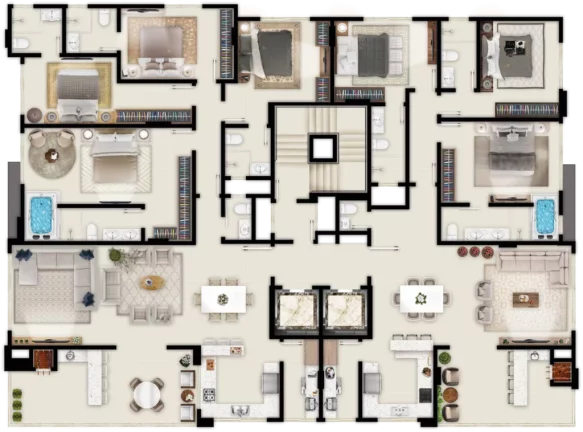 Imagem Apartamento à venda no bairro Meia Praia - Itapema/SC