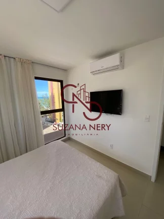 Imagem Flat vista mar mobiliado em Ponta Negra