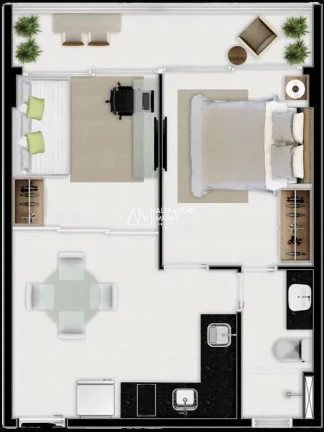 Imagem J. SMART JOSÉ VILAR, Apartamentos compactos na Aldeota,Fortaleza-CE.