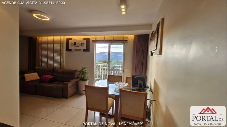 Imagem Apartamento de 3 quartos, sendo 1 suíte, 2 salas, varanda gourmet, 2 vagas de garagem, apartamento com 85 m2 de área. Este imóvel conta com um projeto