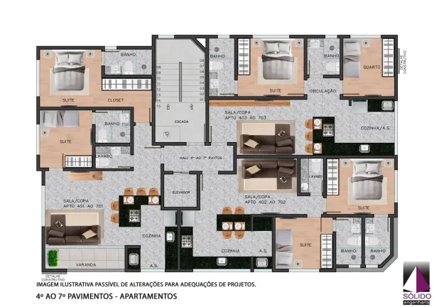 Imagem ED. Bahia - Apartamento à venda no bairro Lourdes - Belo Horizonte/MG