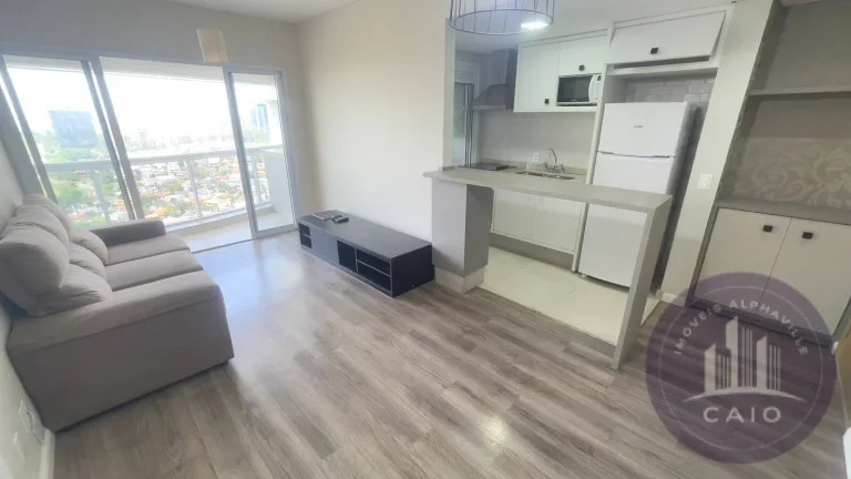 Imagem Apartamento mobiliado para aluguel, 50 m² por R$ 4.850,00 - Alphaville/SP