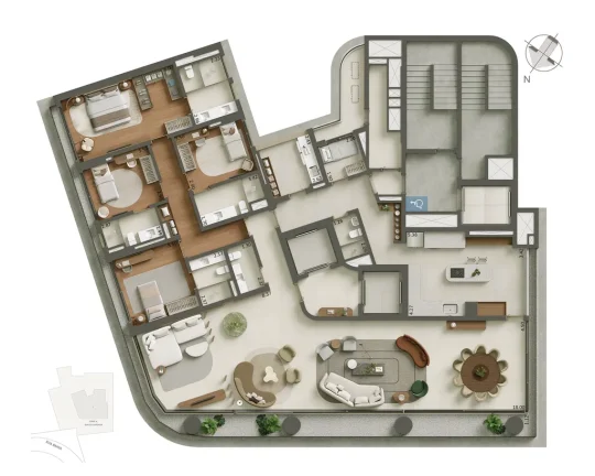 Imagem APARTAMENTO RESIDENCIAL em São Paulo - SP, Higienópolis