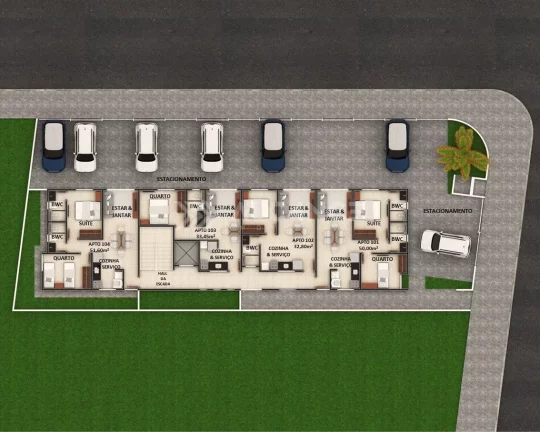 Imagem Apto - 1 Quarto - 32,8 m² - Manaíra, João Pessoa/PB