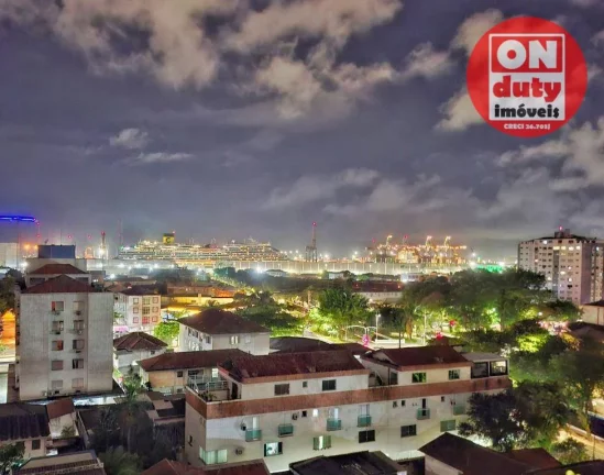 Imagem Apartamento para alugar, 112 m² por R$ 4.250,00/mês - Embaré - Santos/SP