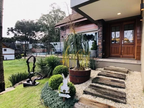 Imagem Lindo sobrado no Aspen Mountain de Gramado com 05 suítes mobiliado e decorado
