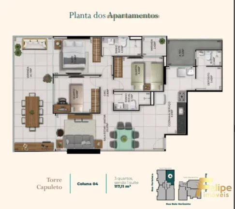 Imagem Jardins de Verona - o lugar dos seus sonhos! Com 3 quartos sendo 1 suíte - Itapoã / Vila Velha - ES