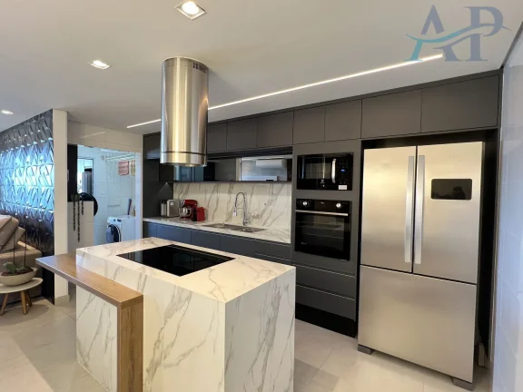 Imagem Apartamento Frente Mar em Praia Grande com 3 Dormitórios