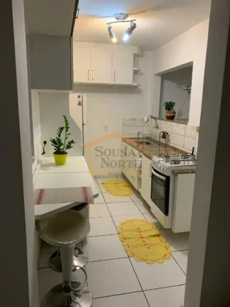 Imagem Apartamento com 60m², distribuído em 2 dormitórios, sala, cozinha, lavanderia e 1 banheiro. Possu...