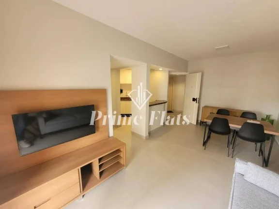 Imagem Flat disponível para locação no Contemporâneo Home e Service, com 42m², 1 dormitório e 1 vaga