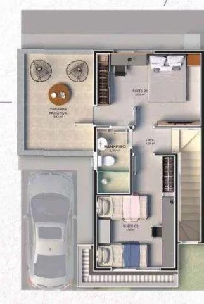 Imagem LANÇAMENTO: Casa duplex com 3 dormitórios à venda por R$ 192.015,00 - Condomínio MIRTES PARK PRIME - Todos os Santos - Teresina/PI