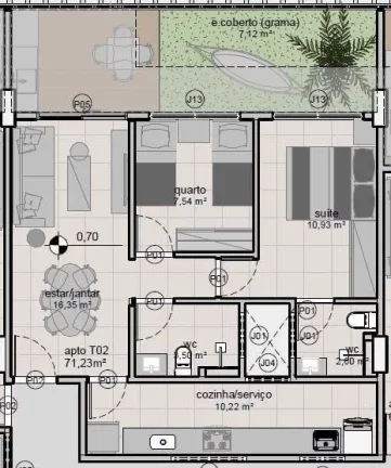 Imagem Apartamento à venda, 64 m² por R$ 1.038.216,32 - Intermares - Cabedelo/PB Imagem Apartamento à venda, 64 m² por R$ 1.038.216,32 - Intermares - Cabedelo/PB
