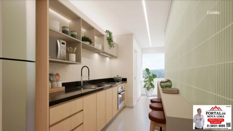 Imagem Lançamento de apartamento a venda em destaque possui uma planta ampla e bem distribuída, com 94,83 m2 de área privativa