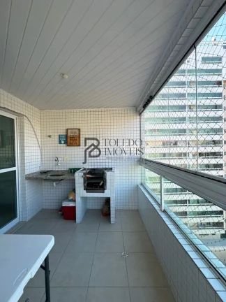 Imagem Apartamento com 2 Dormitórios sendo 1 suíte mobiliado na Guilhermina, Praia Grande