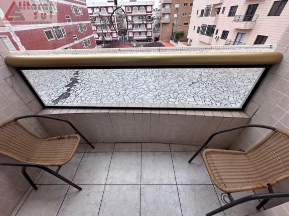 Imagem Imperdível: Apartamento à venda em Praia Grande-SP, Tupi - 1 quarto, 1 sala, 1 banheiro e 1 vaga de garagem!