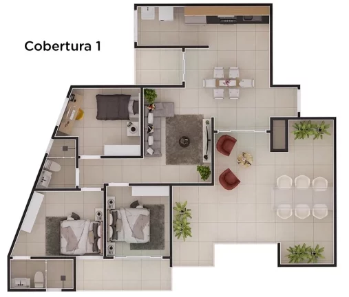 Imagem Apartamento com 2 dorms, Centro, Itanhaém - R$ 315 mil, Cod: 1477