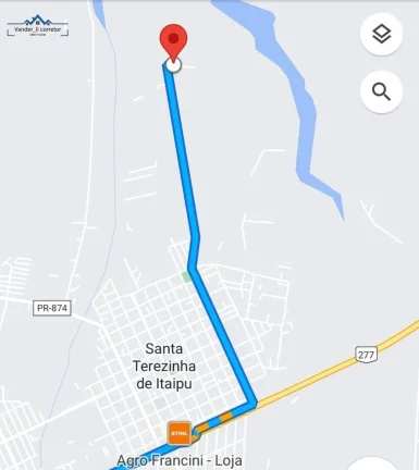 Imagem Área de chacara com 3 mil m² à venda em Sta Terezinha de Itaipú-PR.
