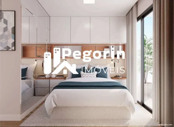 Imagem Apartamentos com 2 quartos e sacada com churrasqueira no Capão Raso